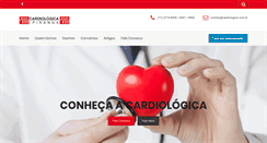 Desktop Screenshot of cardiologica.com.br